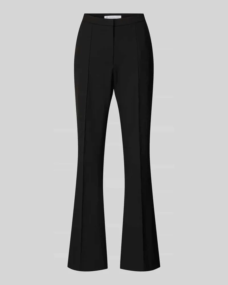 RAFFAELLO ROSSI  Flared Stoffhose mit Ziernähte und Viskose-Anteil Modell 'DORO Black
