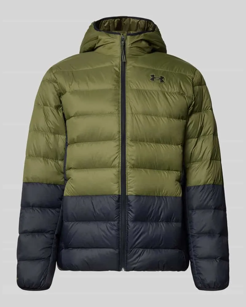 Under Armour Steppjacke mit Logo Oliv