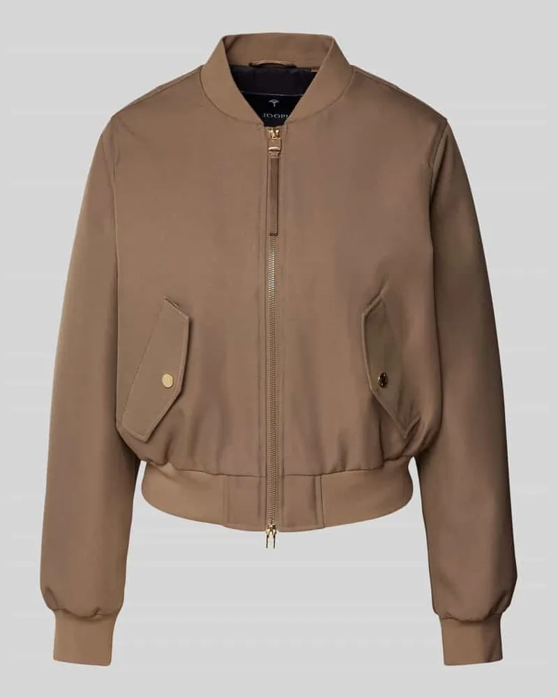 JOOP! Jacke mit Reißverschluss Modell 'kelani Hellbraun