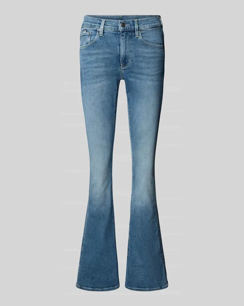 G-STAR RAW Flared Jeans mit 5-Pocket-Design Hellblau