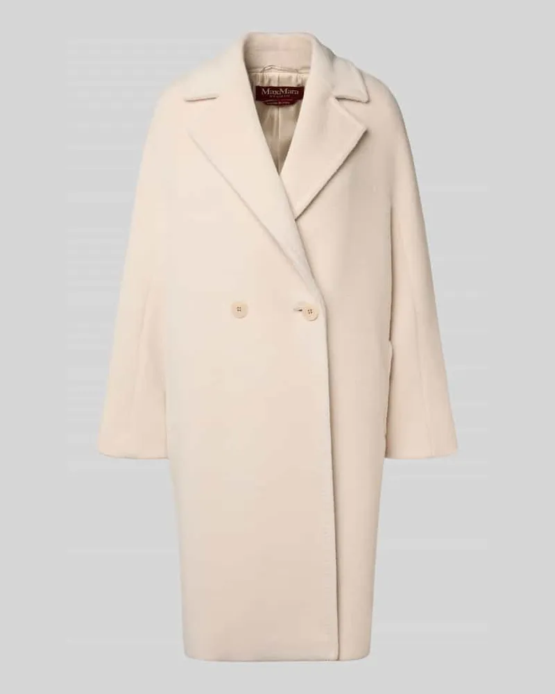 Max Mara Regular Fit Wollmantel aus Alpaka-Mix Modell 'TOKIO Beige