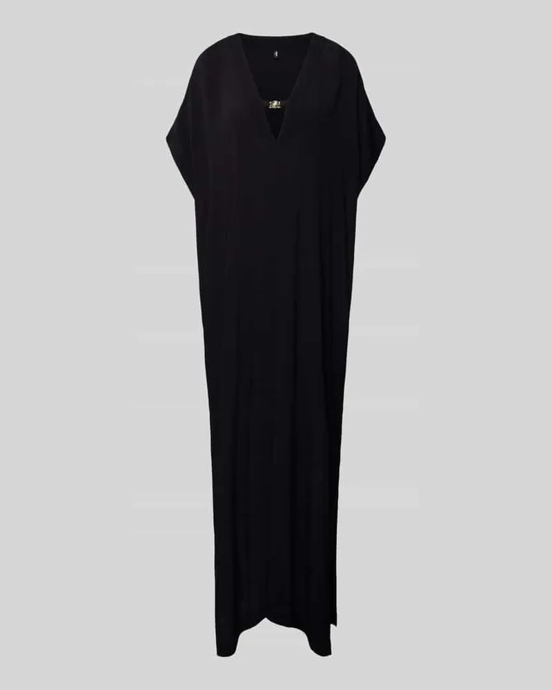 HUGO BOSS Loose Fit Kaftan aus reiner Viskose Modell 'DOUBLE B_KAFTAN Black