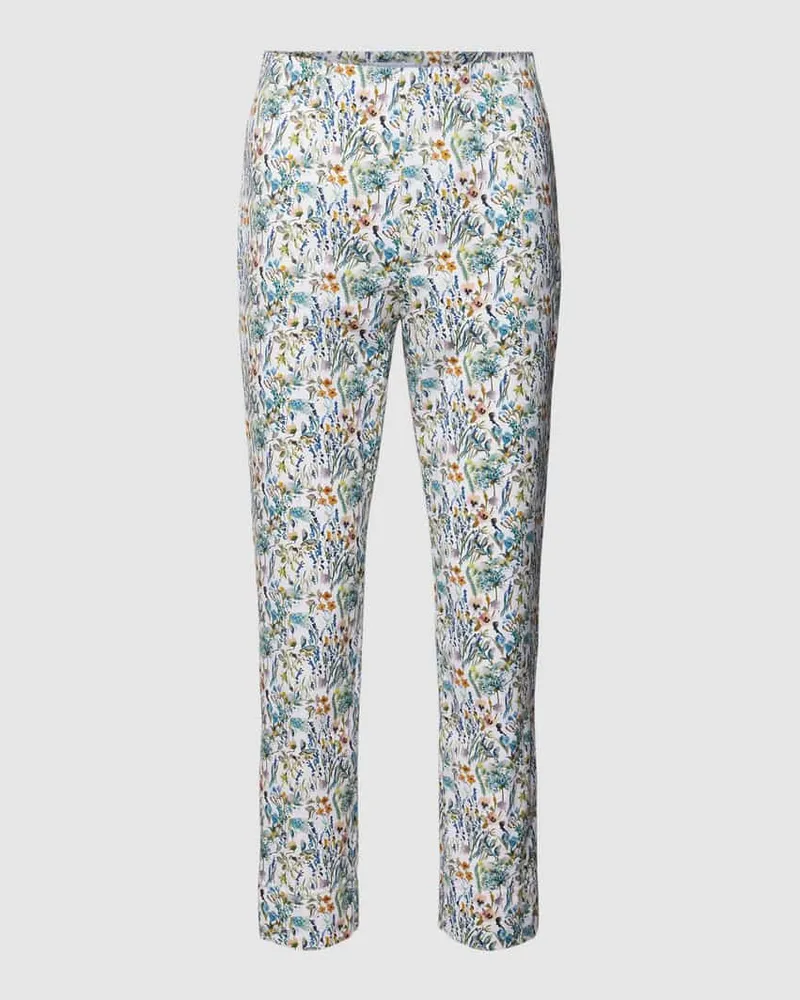RAFFAELLO ROSSI  Stoffhose mit Allover-Muster Modell 'PENNY Ocean