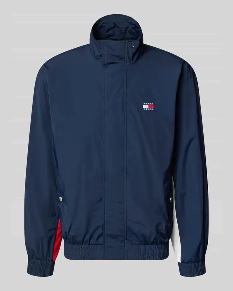 Tommy Hilfiger Regular Fit Blouson mit Logo-Stitching Marine