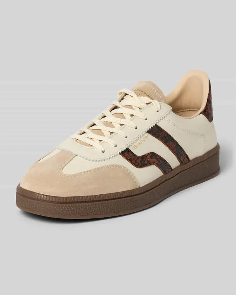 Gant Sneaker aus echtem Leder Modell 'Cuzima Offwhite