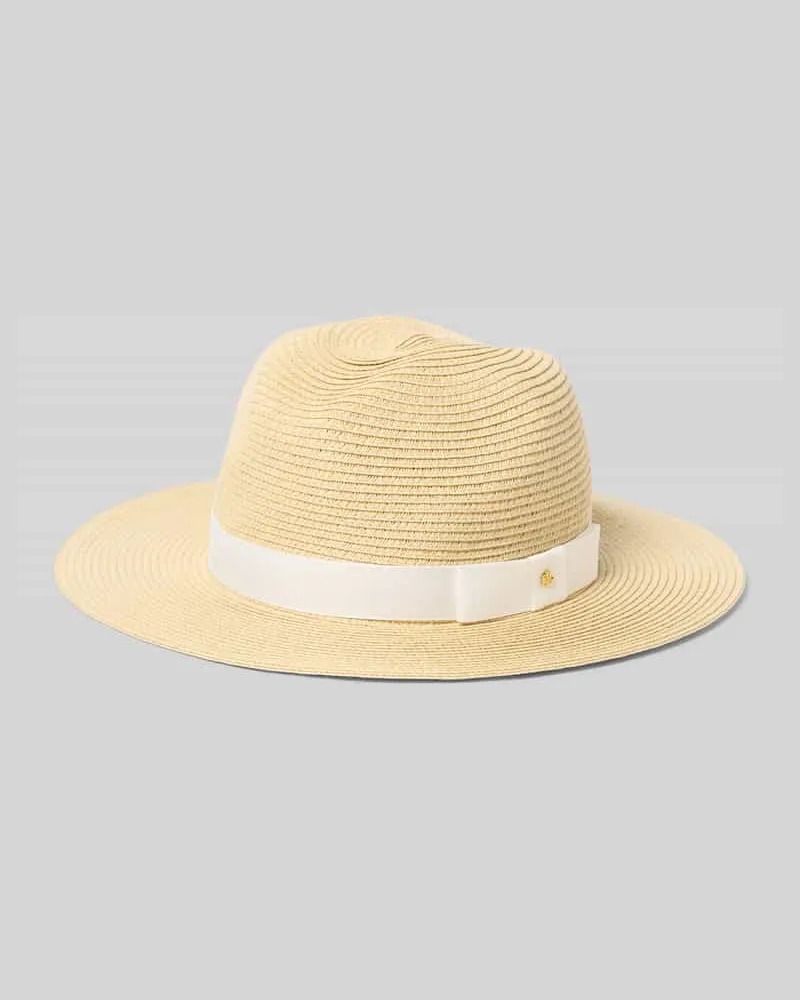 Ralph Lauren Strohhut mit Hutband Modell 'PCK CL FD U Beige