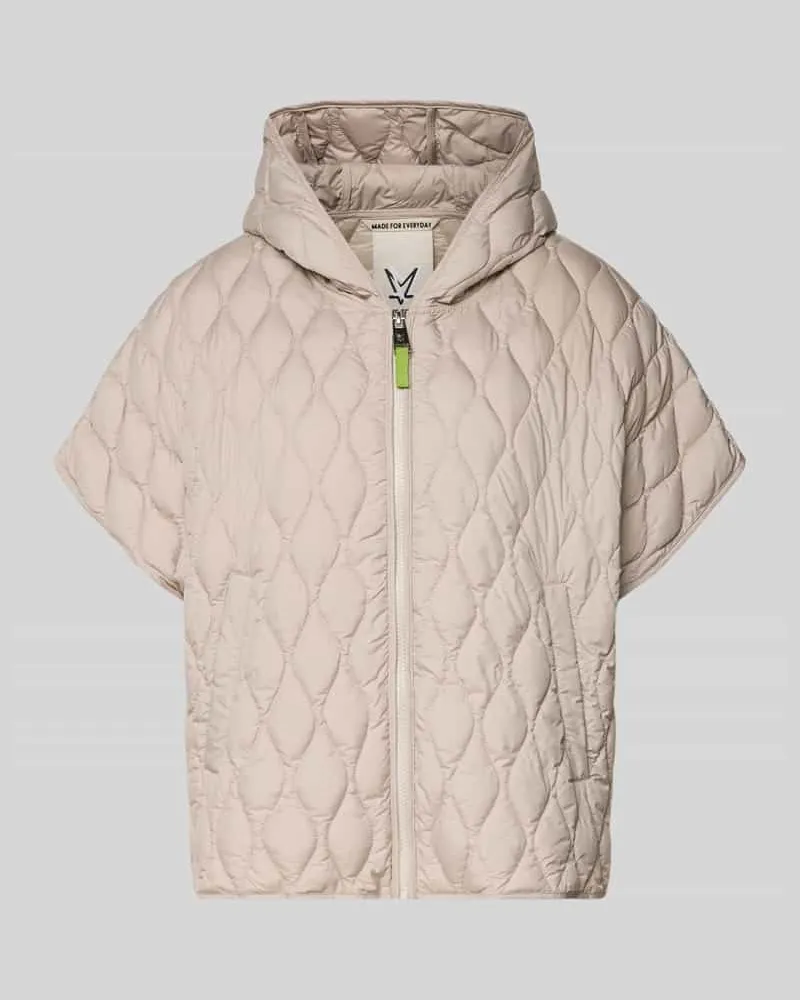 Fuchs Schmitt Steppjacke im kurzärmeligen Design Beige