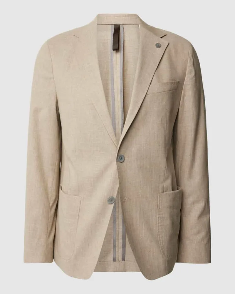 Strellson Regular Fit 2-Knopf-Sakko mit Leinen-Anteil Modell 'ACON Beige