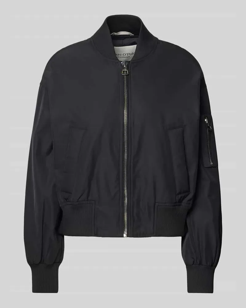 Marc O'Polo Bomberjacke mit Leistentaschen Black