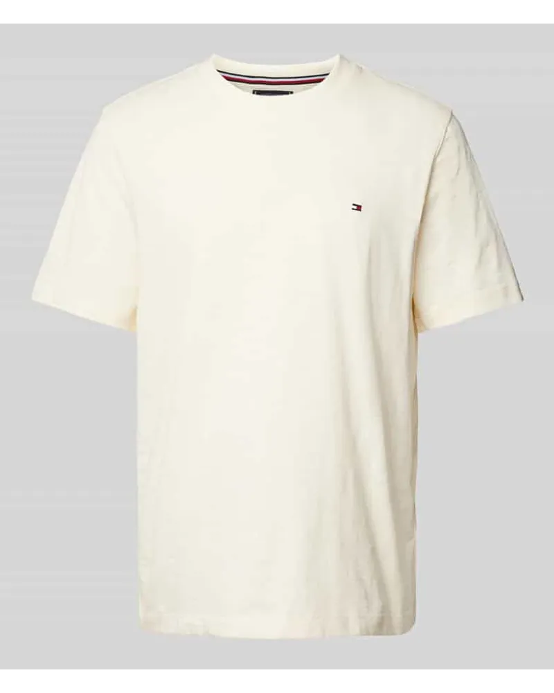 Tommy Hilfiger T-Shirt mit Logo-Stitching Beige