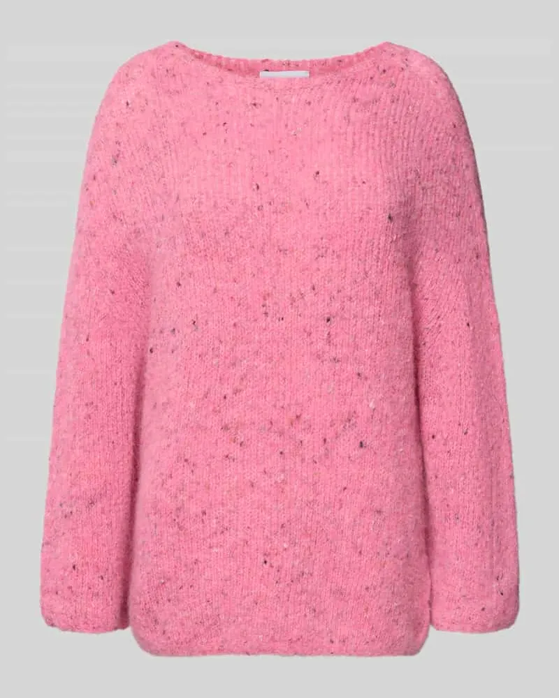 Rich&Royal Strickpullover mit Alpaka-Anteil und 3/4-Arm Pink