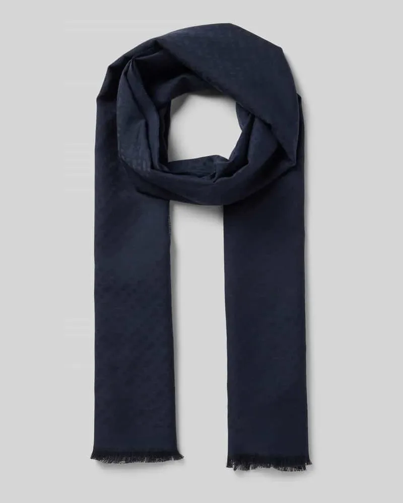 HUGO BOSS Schal aus Baumwollmix Marine