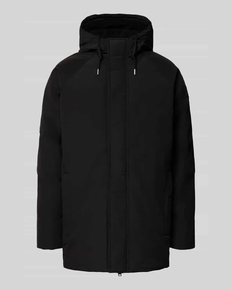 Jack & Jones Parka mit Kapuze Modell 'WOOD Black