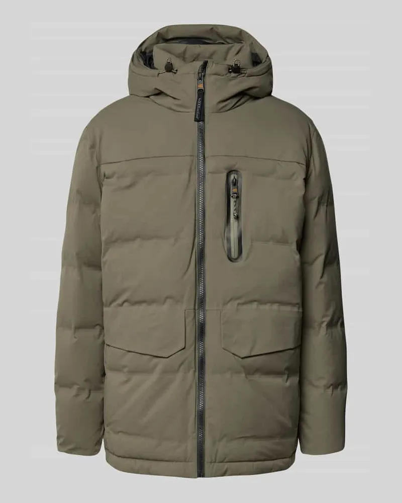 Camel Active Steppjacke mit Pattentaschen Khaki