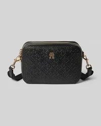 Tommy Hilfiger Handtasche mit Label-Applikation und Schulterriemen Black