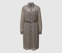 Blusenkleid aus Viskose mit Allover-Muster
