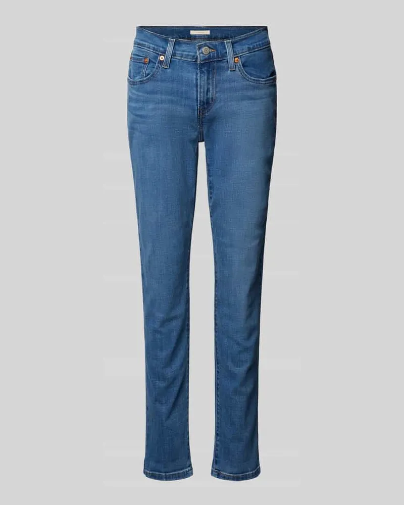 Levi's Slim Fit Jeans im 5-Pocket-Design Bleu