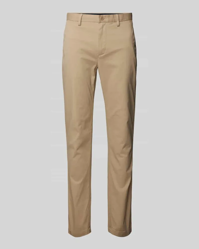 Tommy Hilfiger Stoffhose mit französischen Eingrifftaschen Khaki