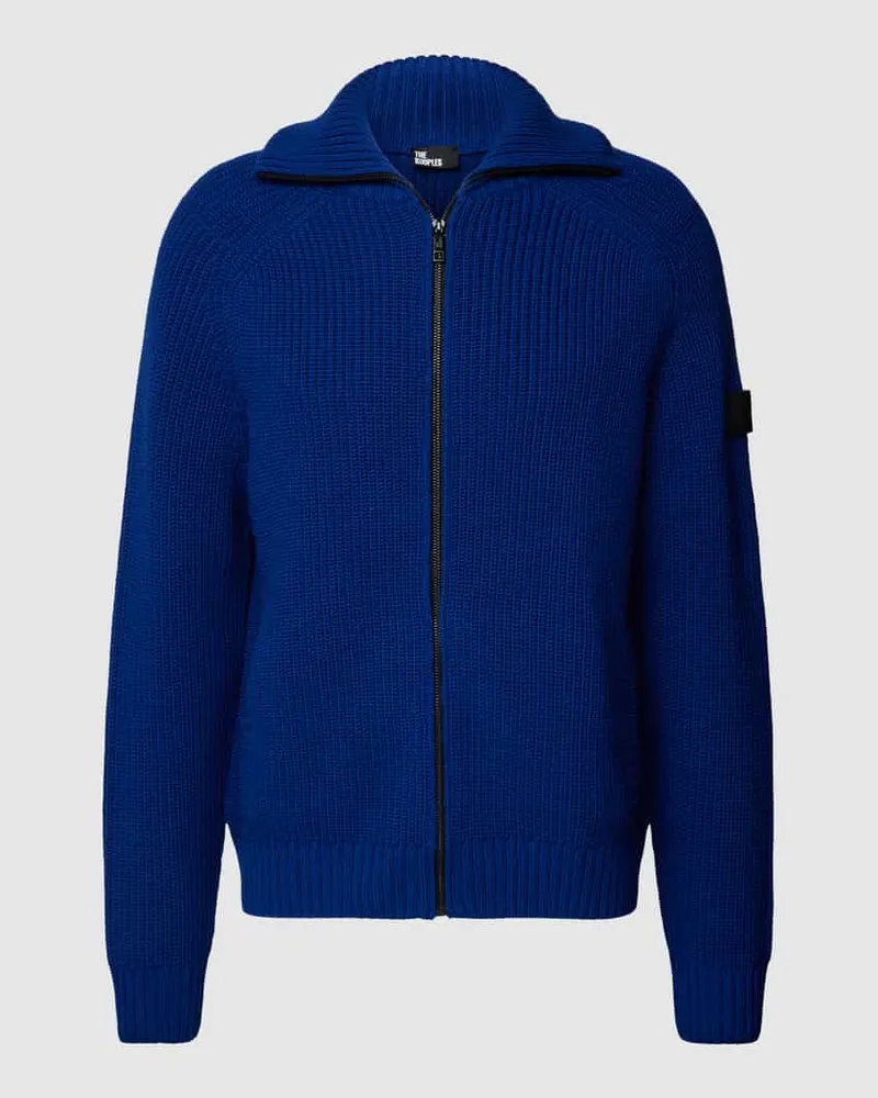 The Kooples Strickjacke aus Wolle mit Umlegekragen Royal