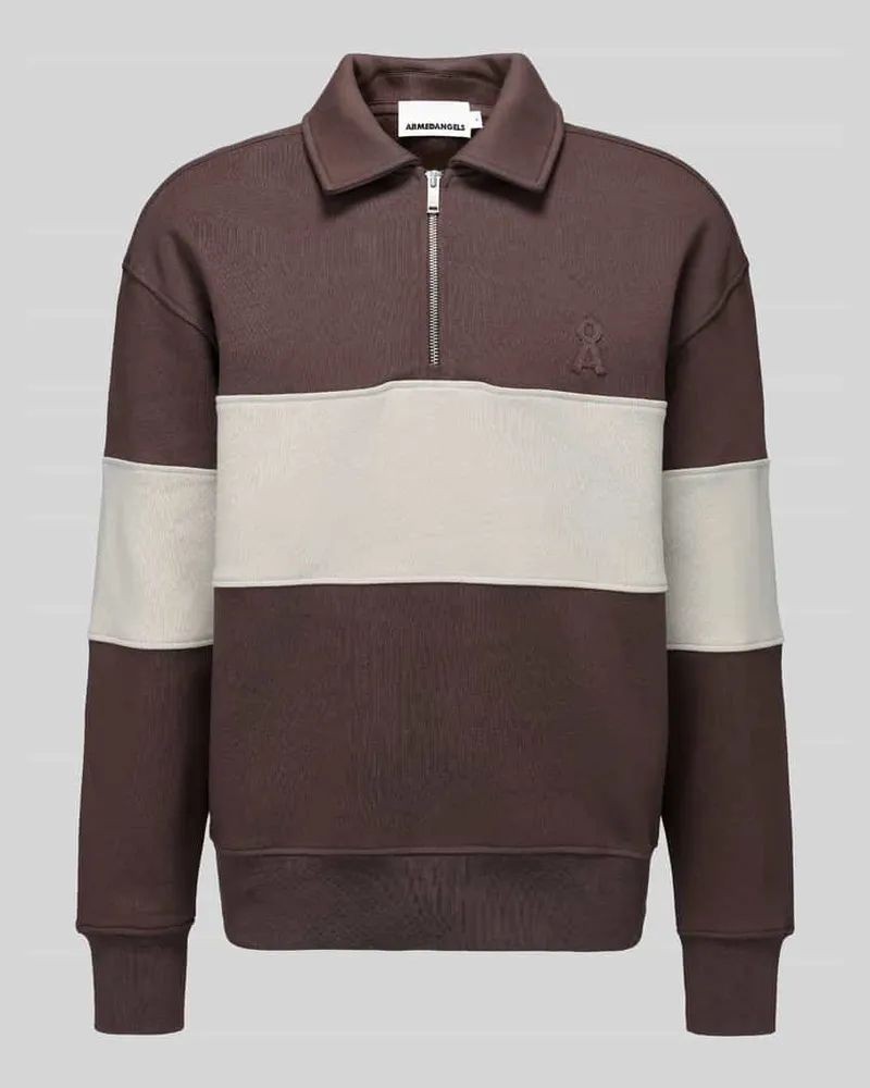 Armedangels Relaxed Fit Sweatshirt aus reiner Baumwolle Hellbraun