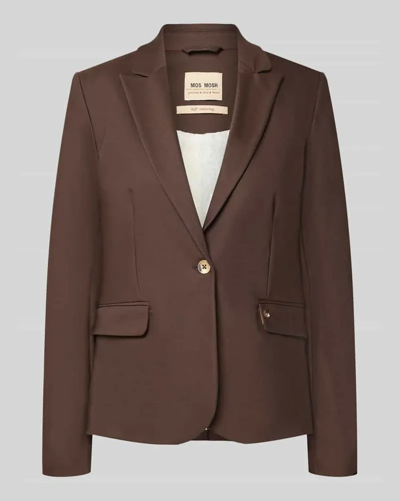 Mos Mosh Blazer aus Baumwoll-Mix Modell 'Blake Schoko