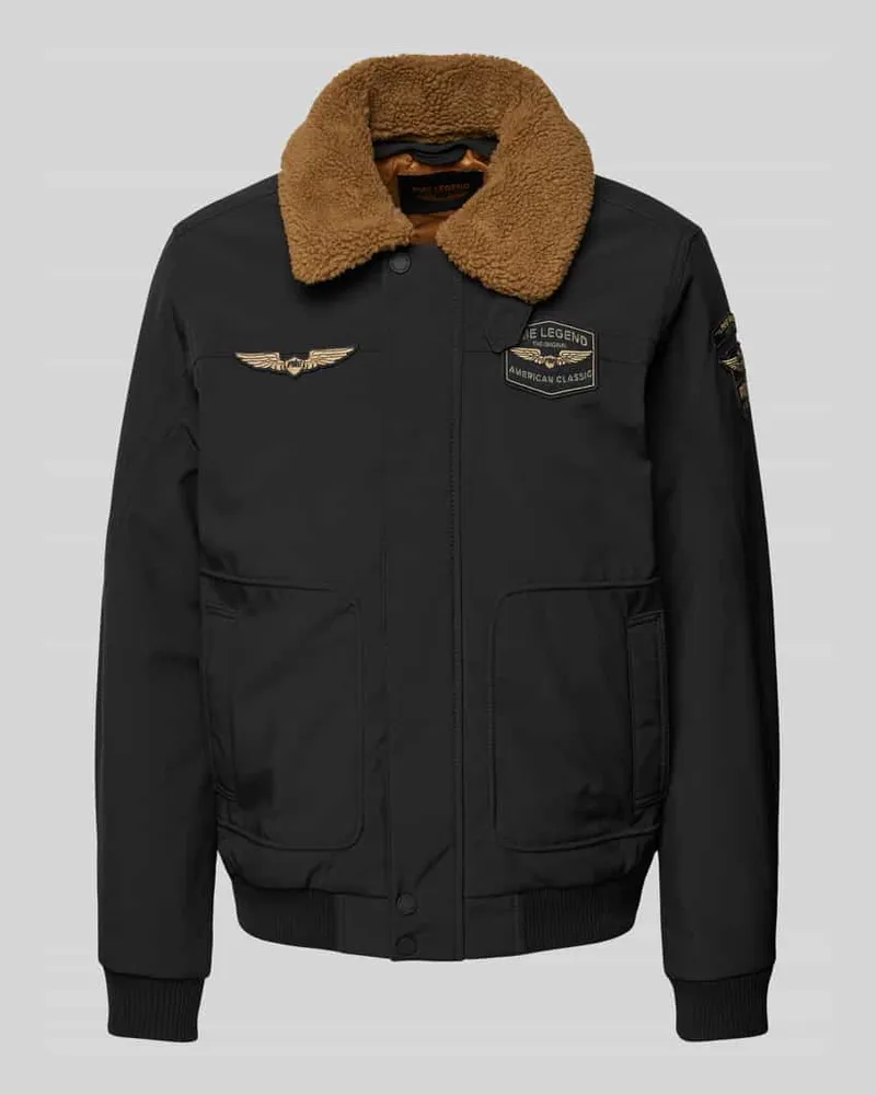 PME Legend Jacke mit Label-Patches Modell 'WINGFORCE Black