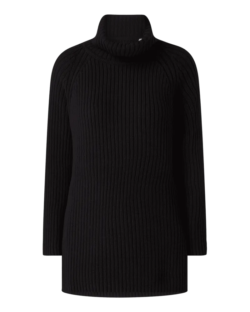 Marc O'Polo Rollkragenpullover aus Baumwollmischung Black