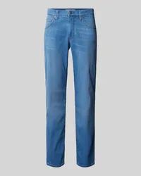 Brax Slim Fit Jeans im 5-Pocket-Design Modell 'CADIZ Blau