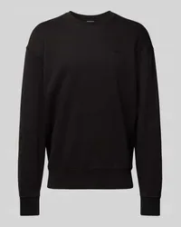 Levi's Sweatshirt mit gerippten Abschlüssen Black