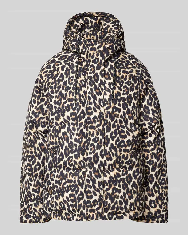 Lollys Laundry Jacke mit Kapuze Modell 'Shelby Mittelbraun