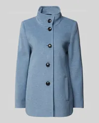 Fuchs Schmitt Wolljacke mit Stehkragen und Knopfverschluss Bleu