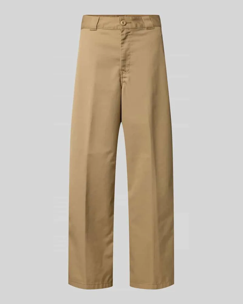 Carhartt WIP Stoffhose mit französische Eingrifftaschen Beige