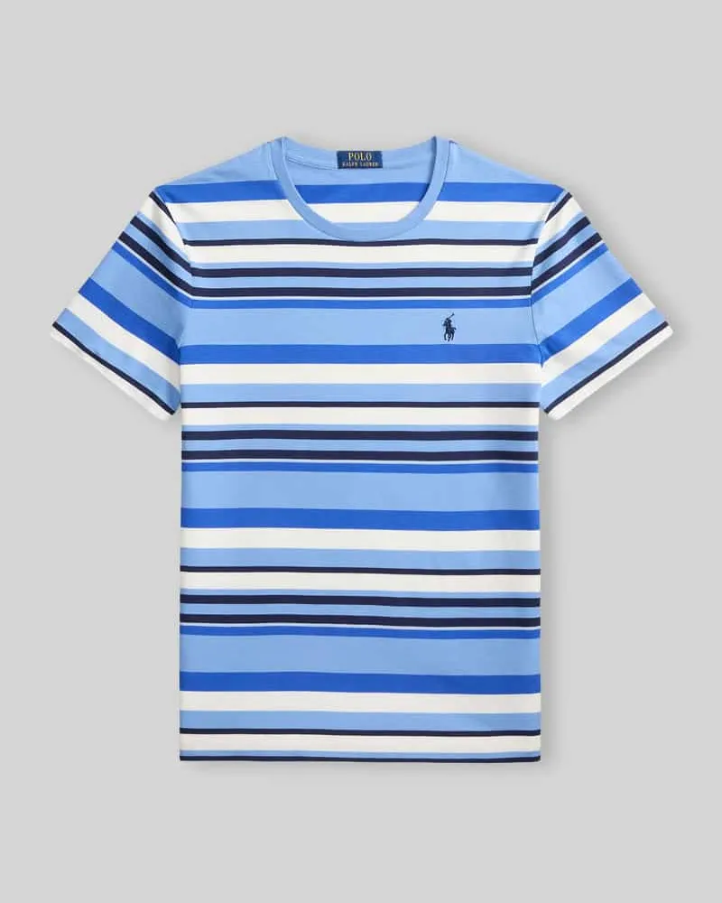 Ralph Lauren Regular Fit T-Shirt aus reiner Baumwolle Hellblau