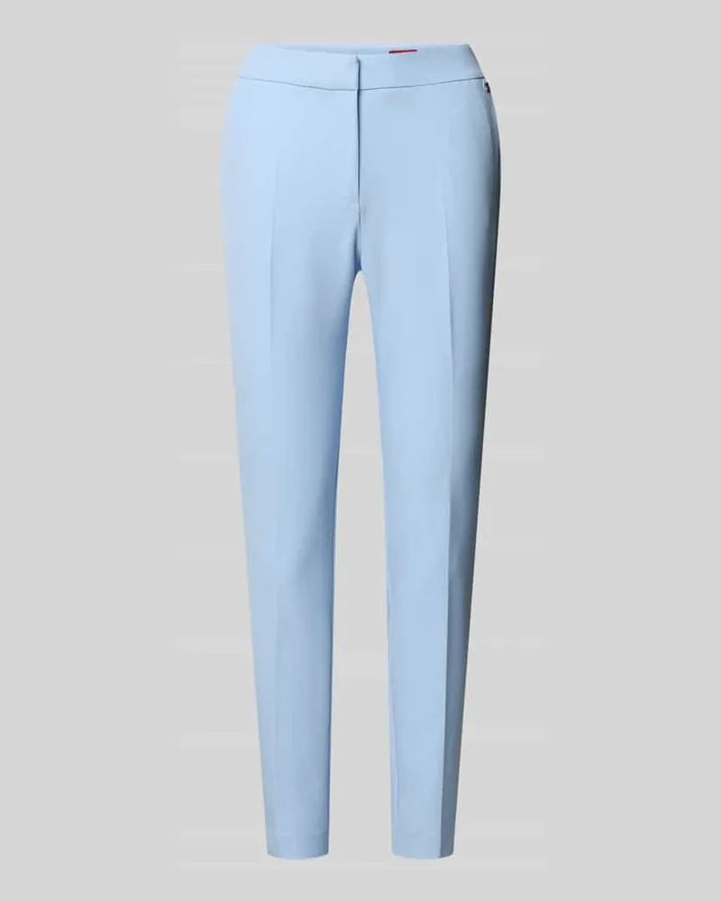 HUGO BOSS Slim Fit Hose mit Bügelfalten Modell 'HAGONIA-1 Hellblau