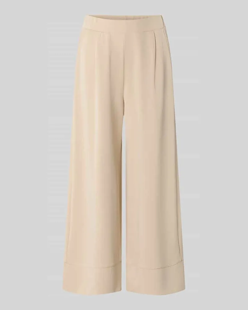 Rich&Royal Wide Leg Sweatpants aus Modal-Mix Beige