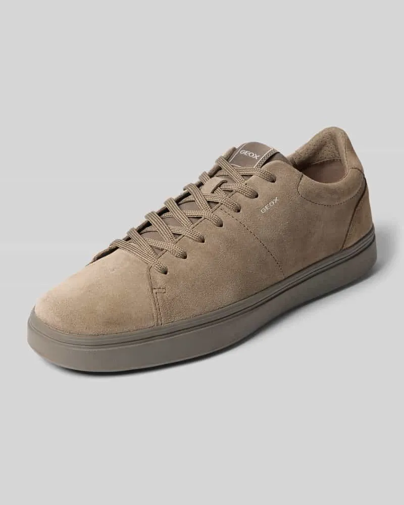 Geox Sneaker aus echtem Leder Modell 'Baltimoore Taupe