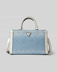 Guess Tote Bag mit Strasssteinbesatz Modell 'DILI Jeansblau