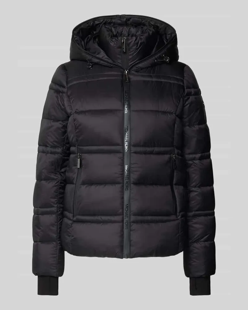 Michael Kors Steppjacke mit Kapuze Black