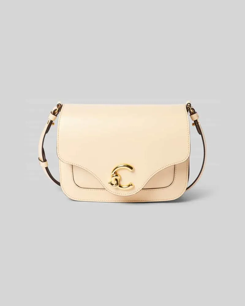 Coccinelle Handtasche mit Label-Detail Hellgelb