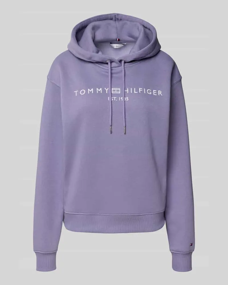 Tommy Hilfiger Regular Fit Hoodie aus Baumwoll-Mix Lavender