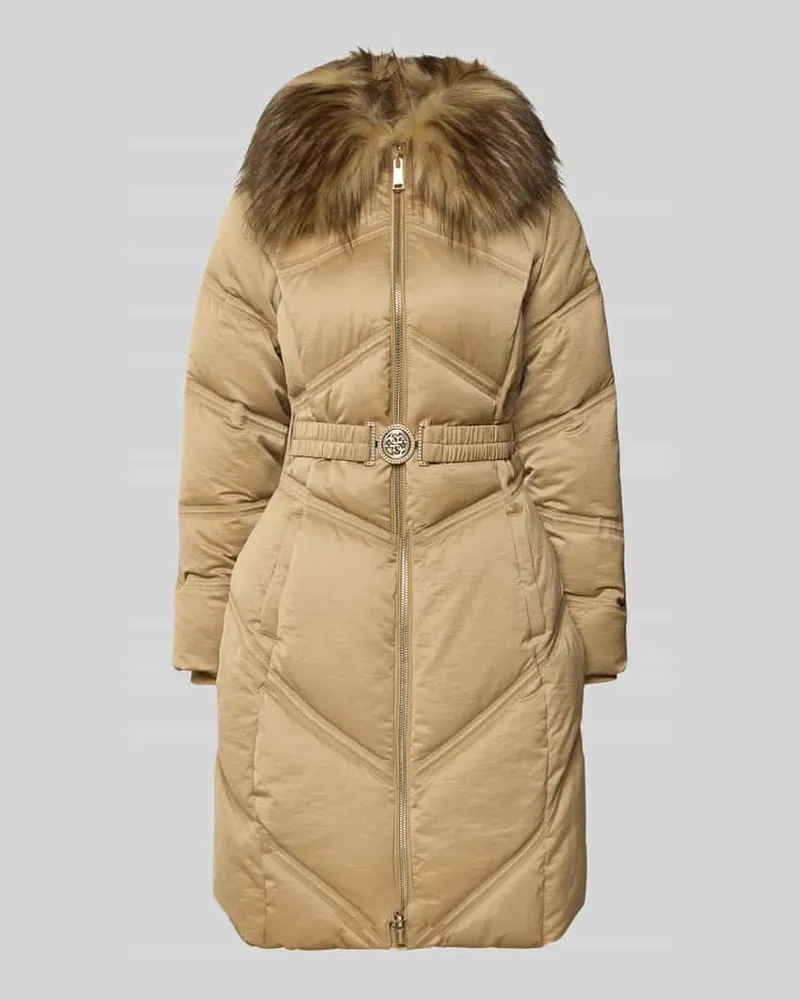 Guess Steppjacke mit Gürtel Modell 'ALIENOR Taupe