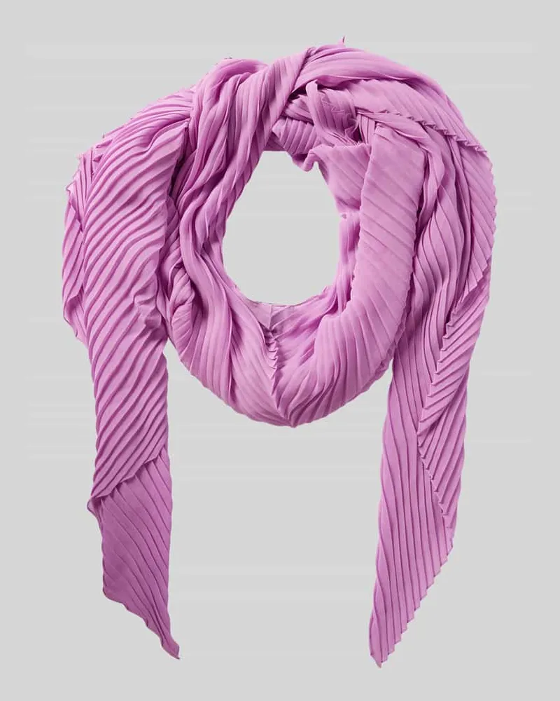 Emporio Armani Schal mit Plisseefalten Rosa