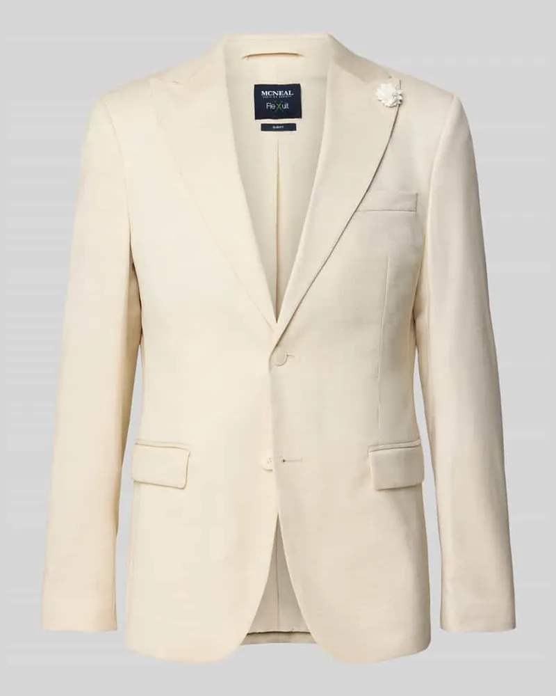 McNeal Sakko mit Lyocell- und Leinen-Anteil Beige