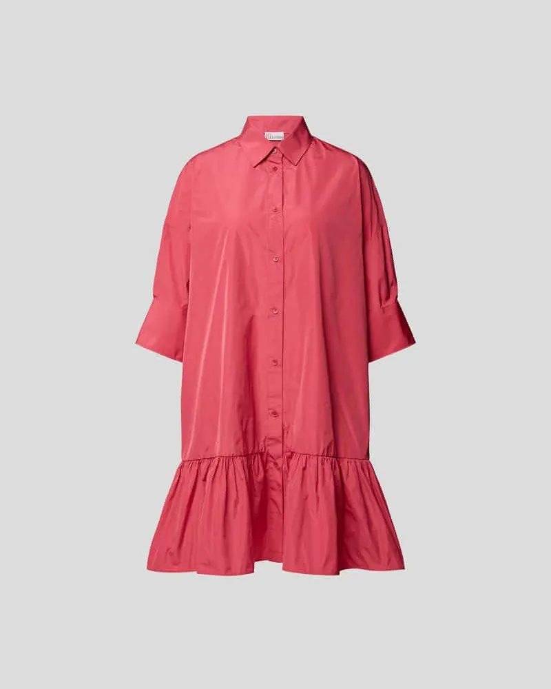 RED Valentino Hemdblusenkleid in Minilänge Pink