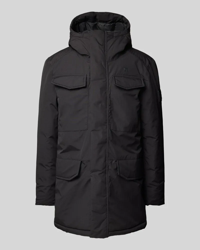 G-STAR RAW Parka mit Pattentaschen Modell 'Vodan Black