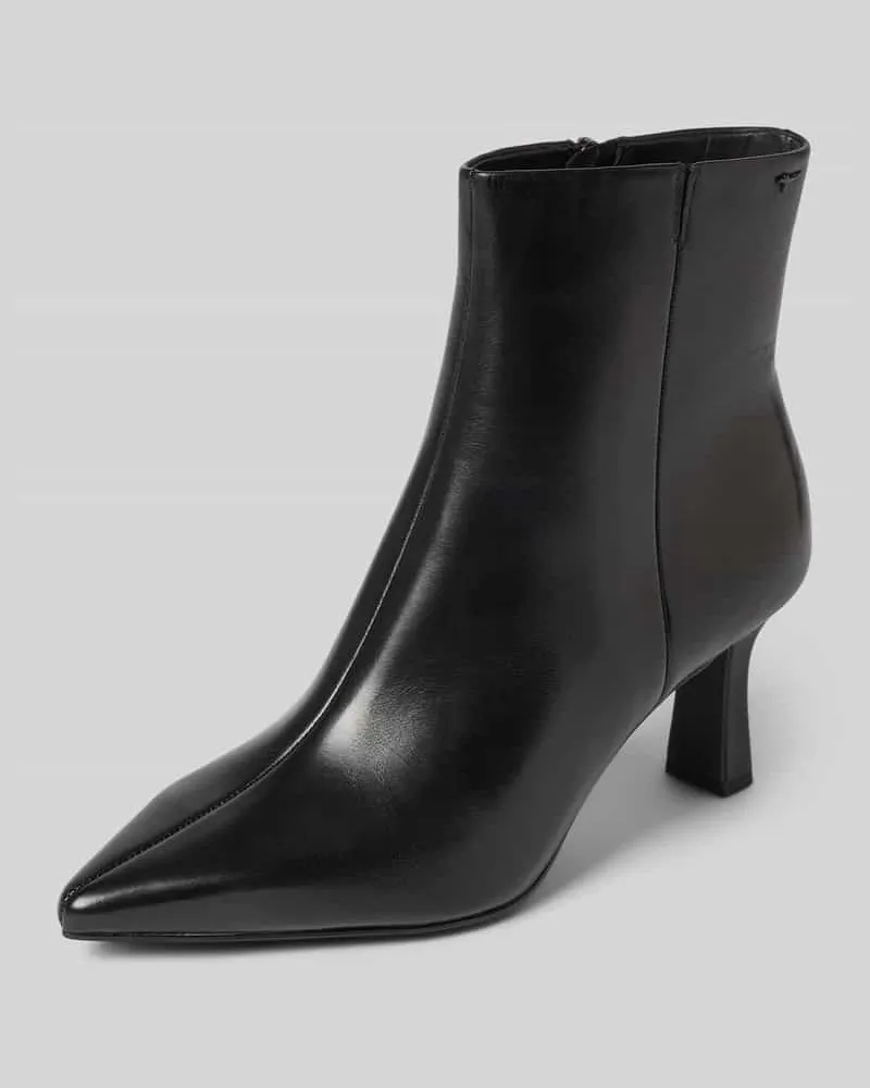 Tamaris Stiefeletten aus echtem Rindsleder Black