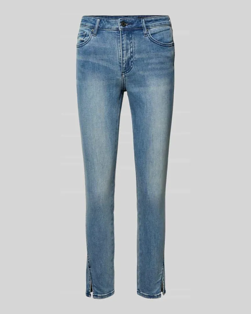 Armani Exchange Super Skinny Fit Caprijeans mit Eingrifftaschen Jeansblau
