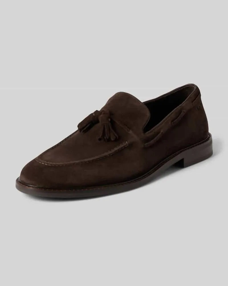 Gant Loafer aus echtem Leder Modell 'Lozham Dunkelbraun