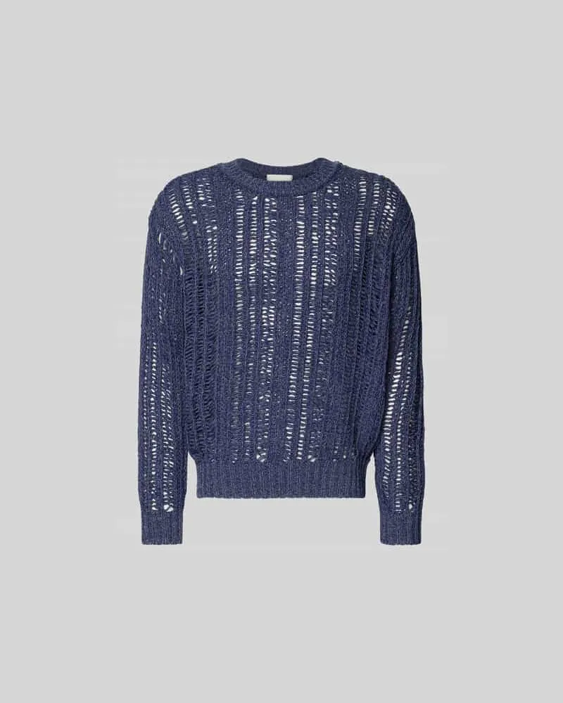 Closed Regular Fit Pullover in Strick-Optik Lila