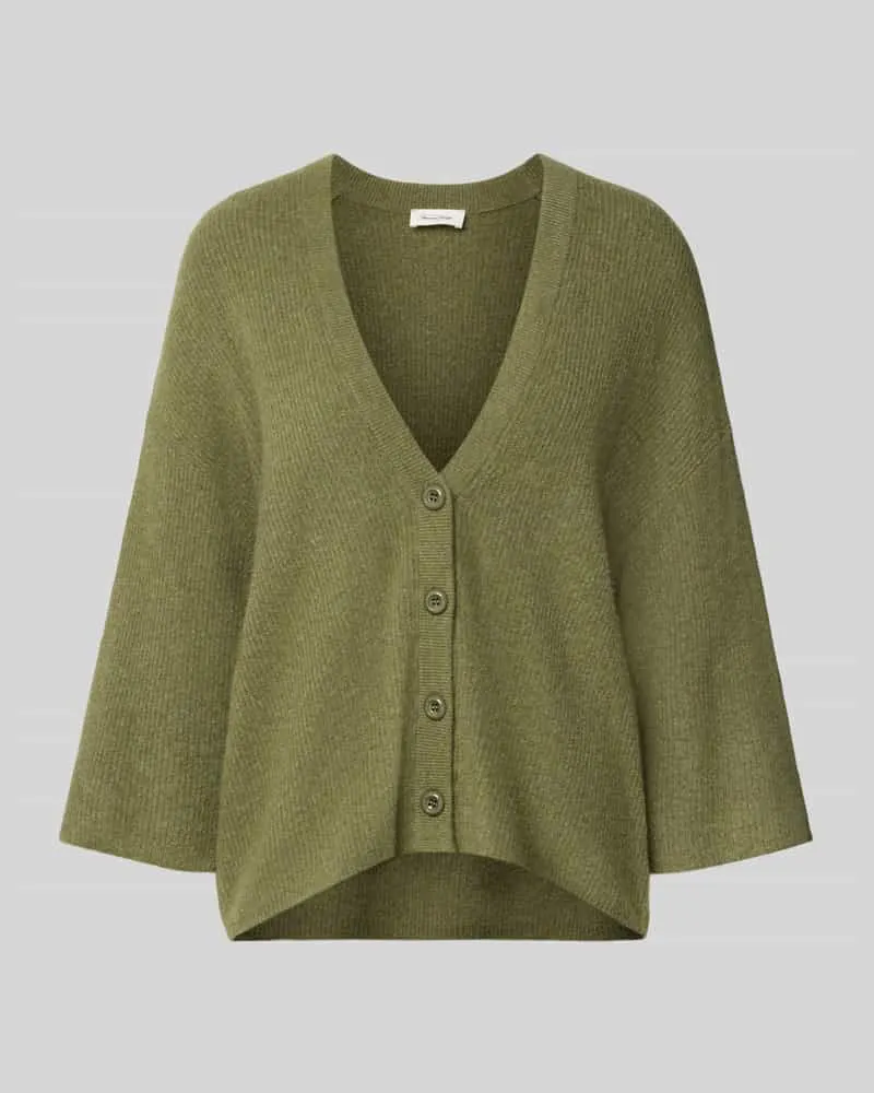 American Vintage Oversized Cardigan aus Baumwoll-Anteil Modell 'DAMSVILLE Khaki